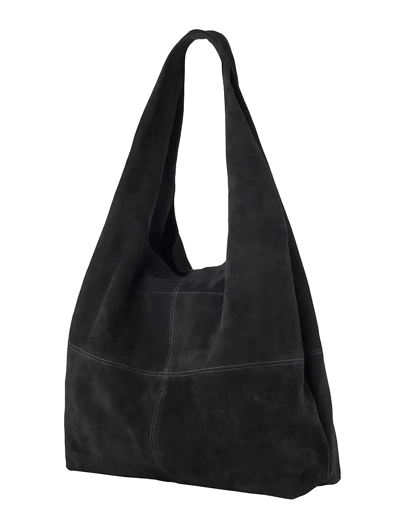 Becksöndergaard - Suede Dalliea Bag - tote bags - black - 1