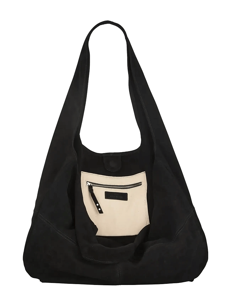 Becksöndergaard - Suede Dalliea Bag - tote bags - black - 2
