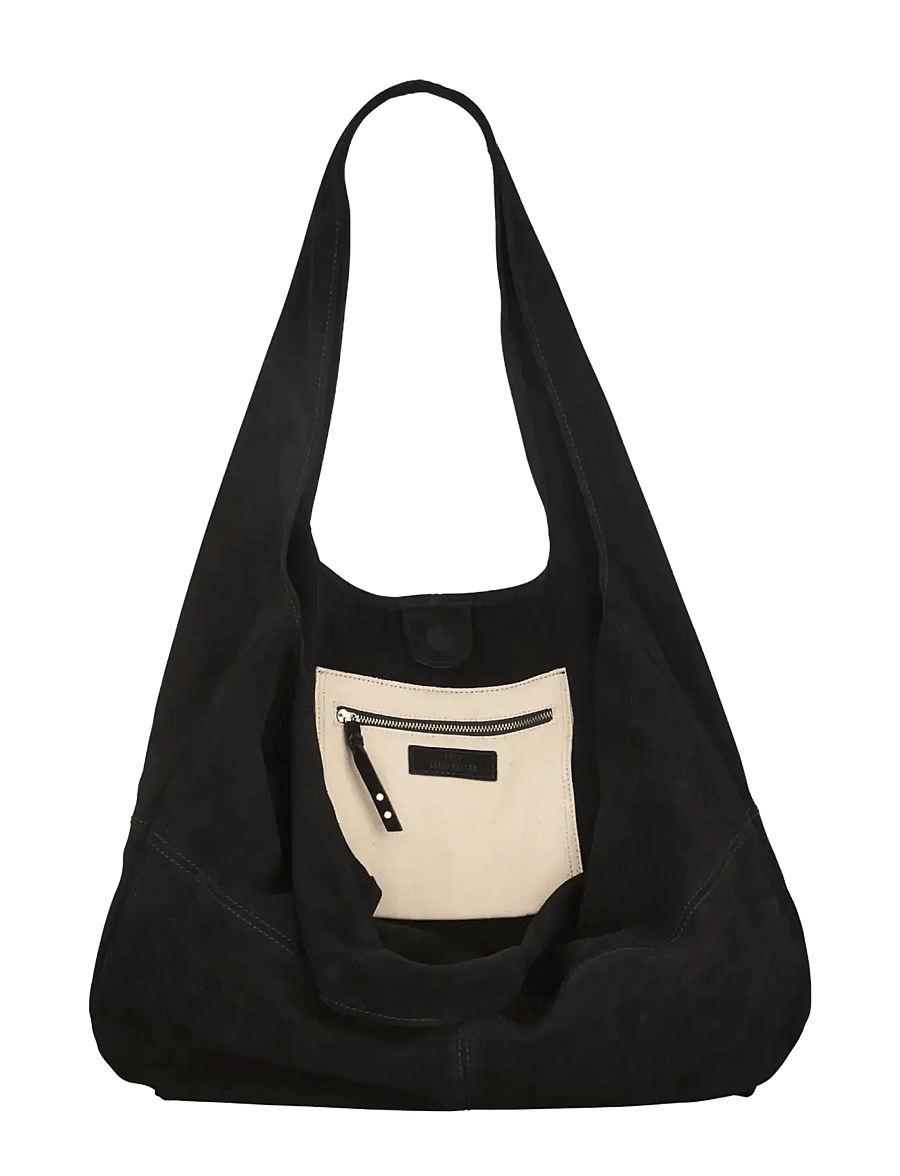 Becksöndergaard - Suede Dalliea Bag - tote töskur - black - 2
