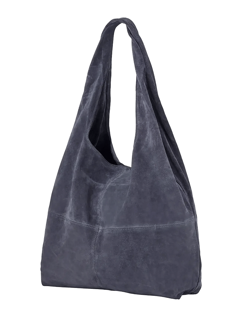 Becksöndergaard - Suede Dalliea Bag - totes - dark blue - 0
