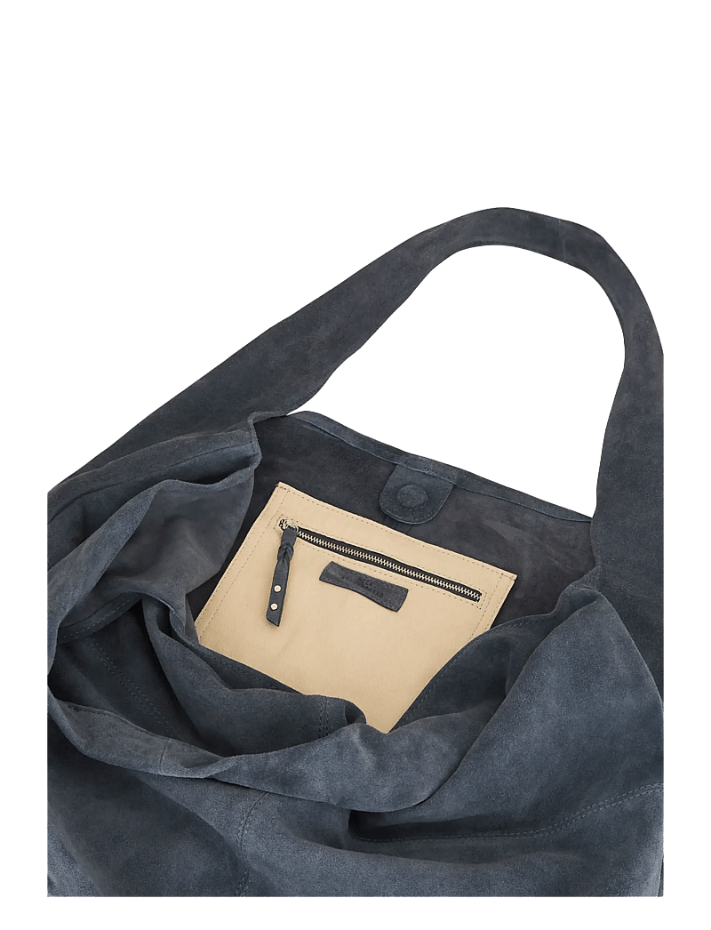 Becksöndergaard - Suede Dalliea Bag - totes - dark blue - 2