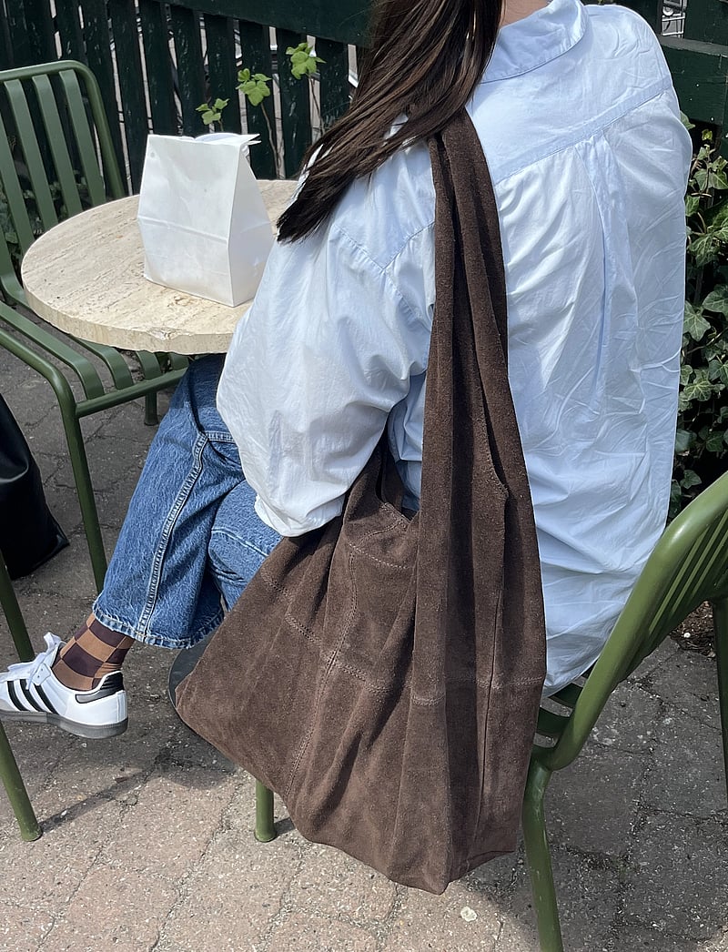 Becksöndergaard - Suede Dalliea Bag - totes - hot fudge brown - 0