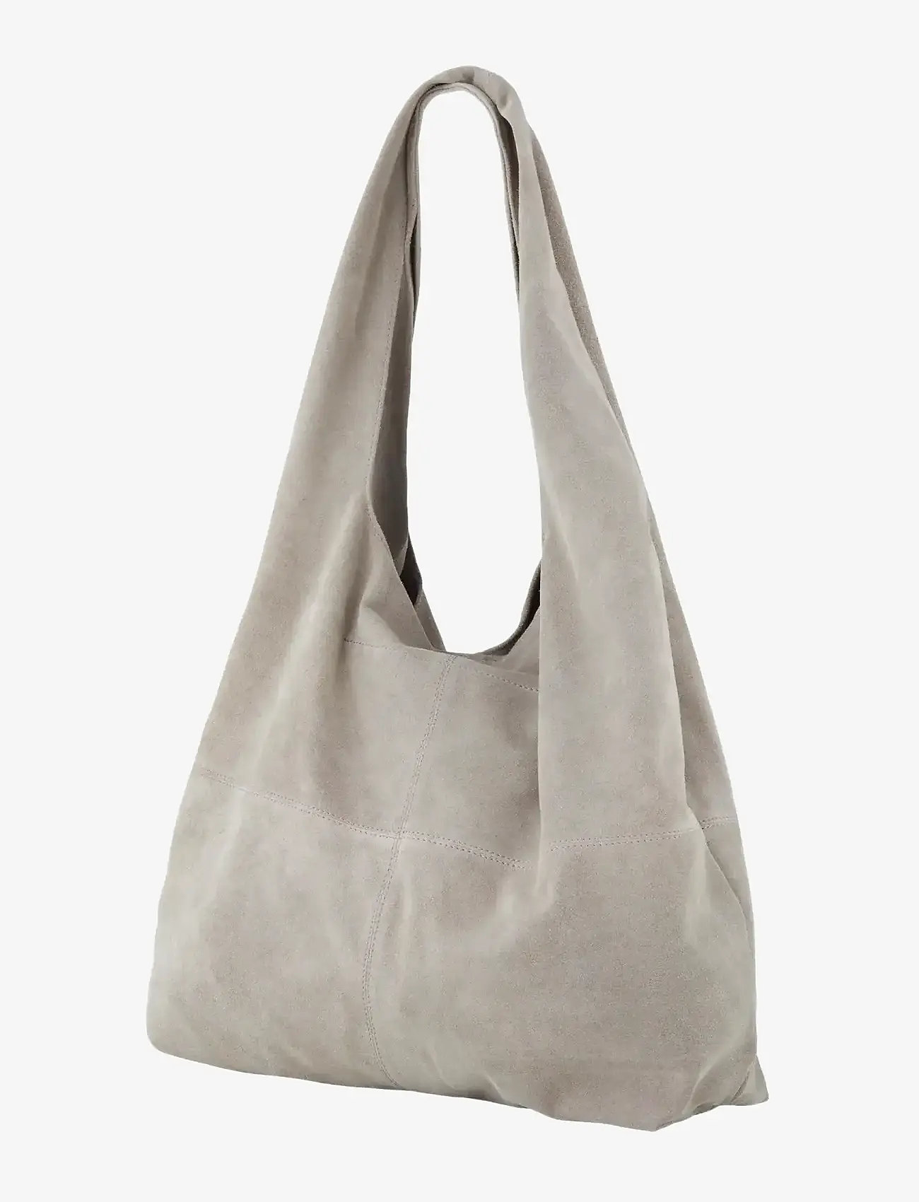 Becksöndergaard - Suede Dalliea Bag - tote bags - porpoise gray - 1