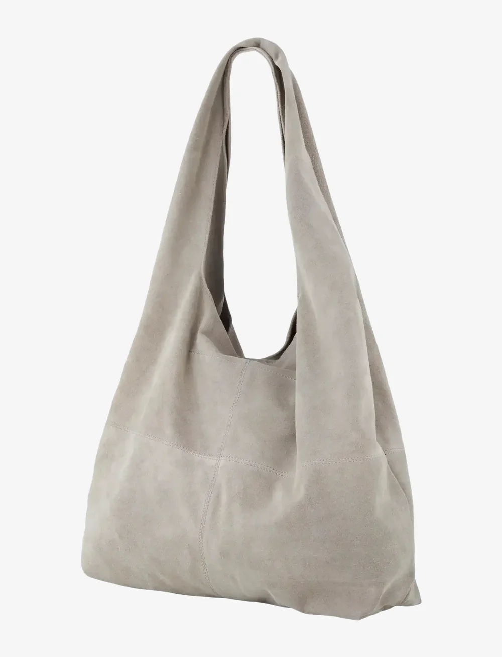 Becksöndergaard - Suede Dalliea Bag - shoppingväskor - porpoise gray - 1