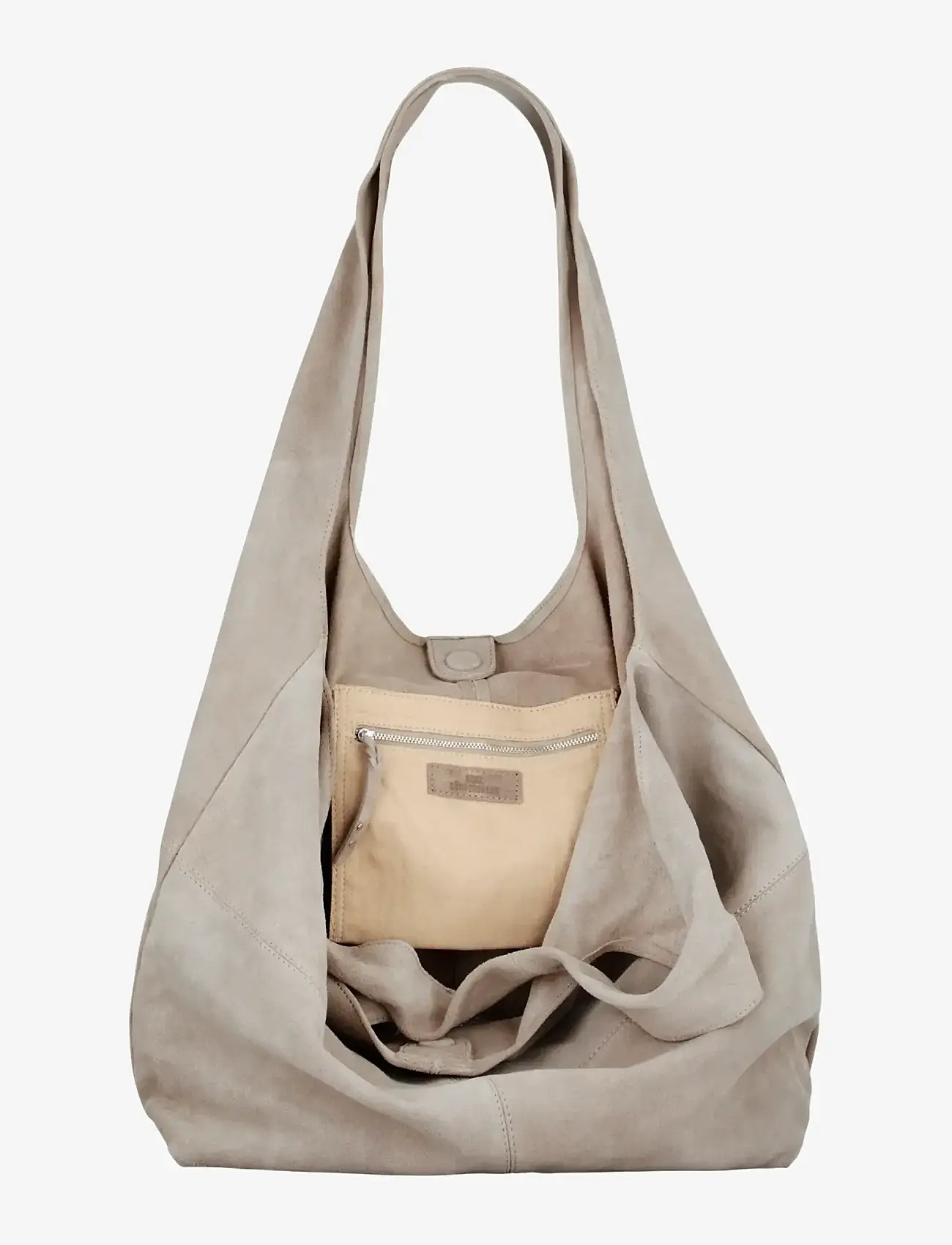 Becksöndergaard - Suede Dalliea Bag - tote bags - porpoise gray - 2