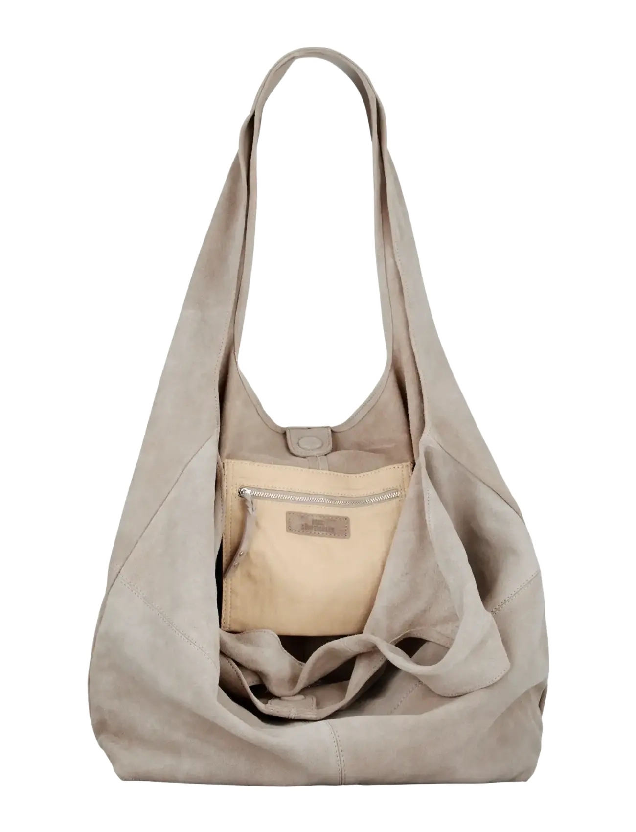 Becksöndergaard - Suede Dalliea Bag - tote bags - porpoise gray - 2