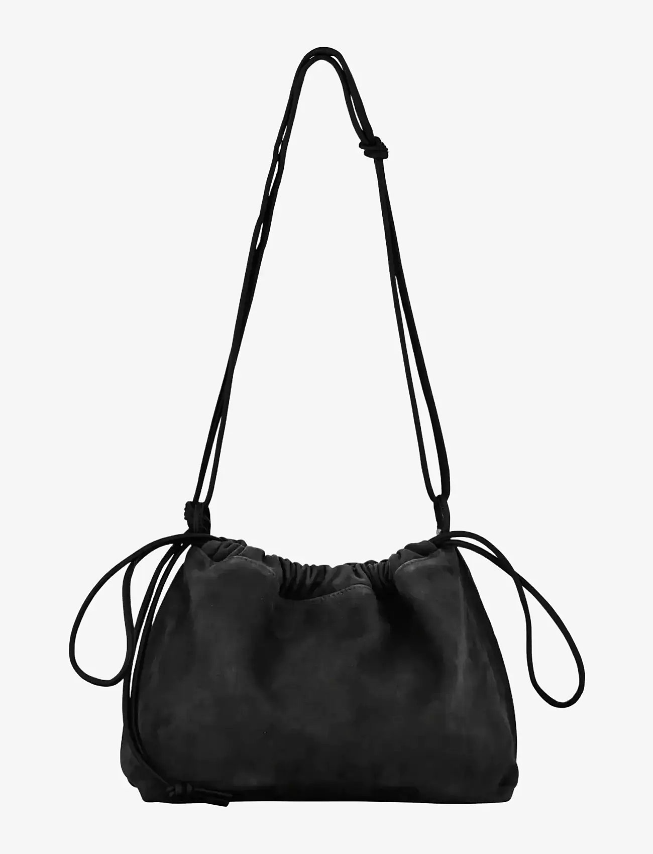 Becksöndergaard - Suede Giana Bag - top handle tasker - black - 0