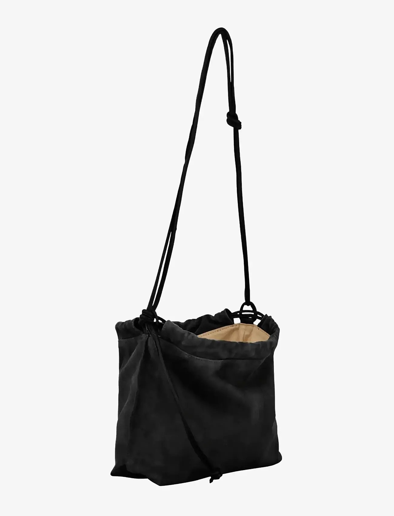 Becksöndergaard - Suede Giana Bag - top handle tasker - black - 1