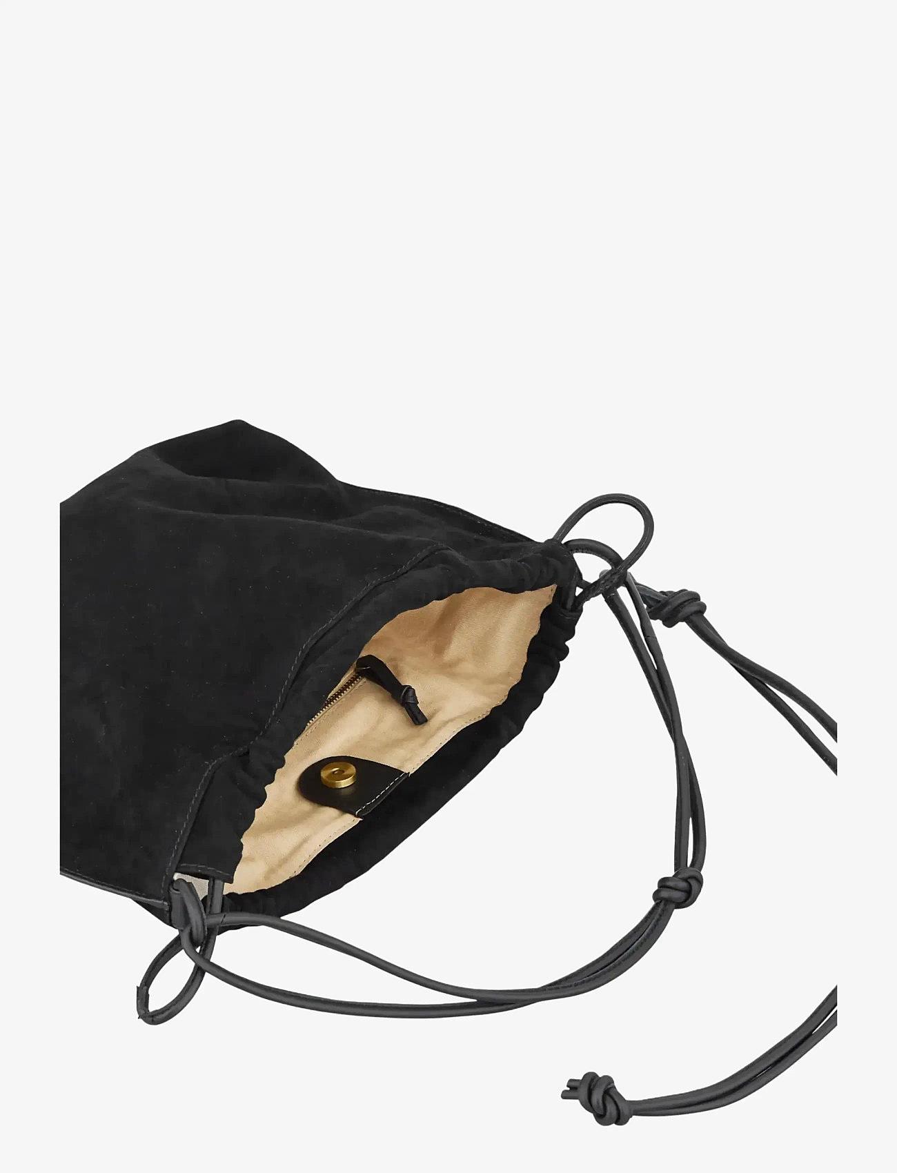 Becksöndergaard - Suede Giana Bag - top handle tasker - black - 2