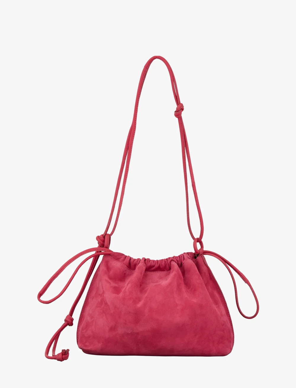 Becksöndergaard - Suede Giana Bag - speciella tillfällen - carmine pink - 1