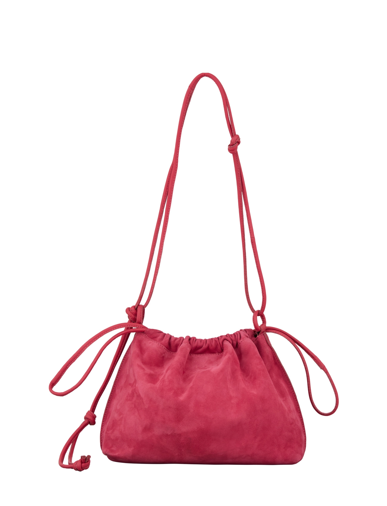 Becksöndergaard Suede Giana Bag - Becksöndergaard - CARMINE PINK / pink/rose