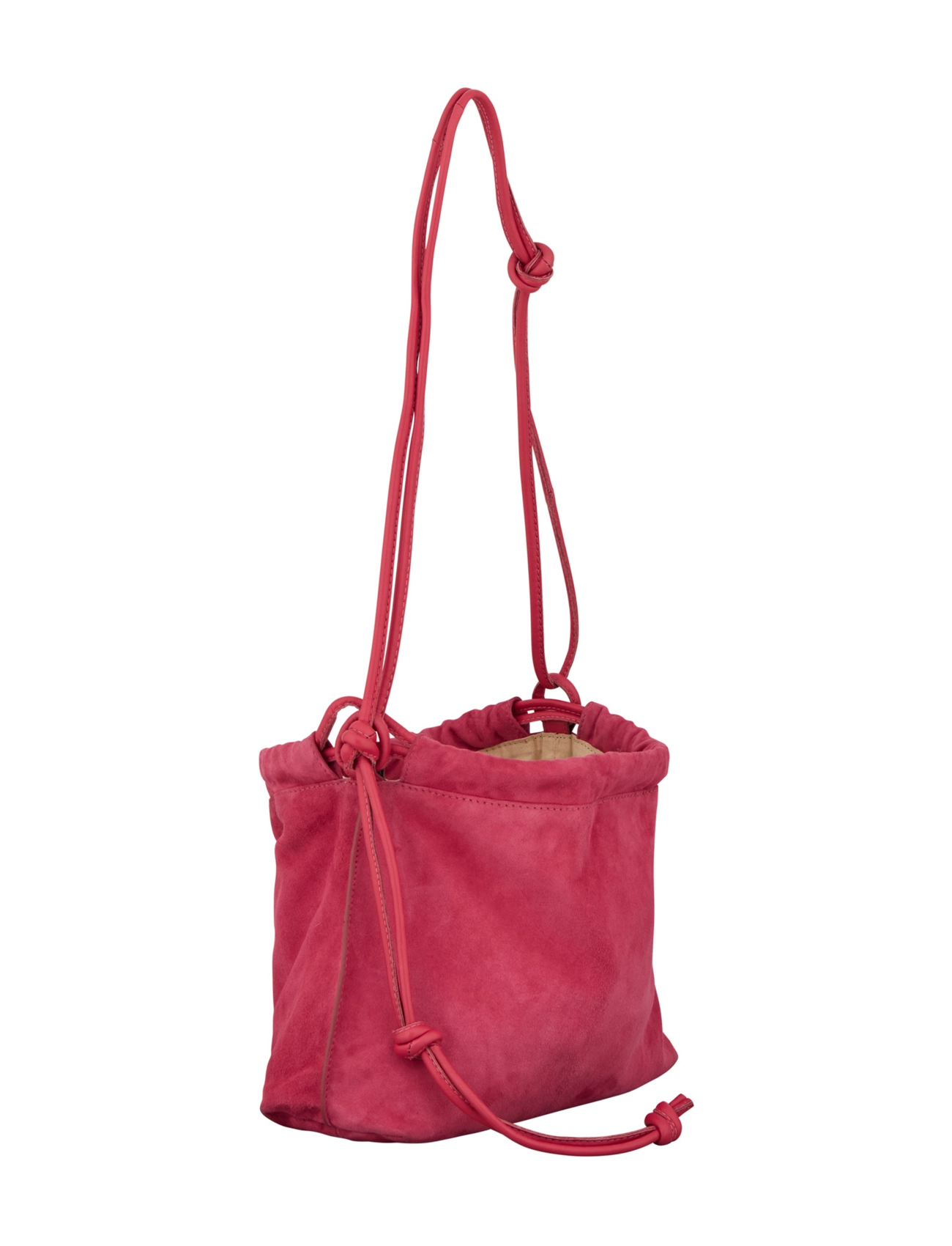 Becksöndergaard - Suede Giana Bag - festtøj til outletpriser - carmine pink - 2