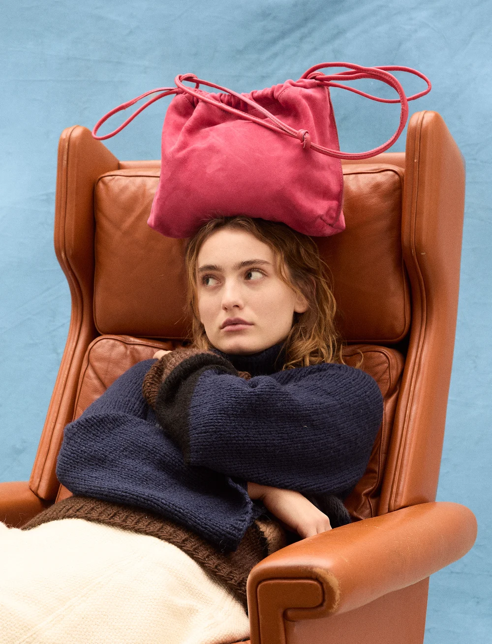 Becksöndergaard - Suede Giana Bag - speciella tillfällen - carmine pink - 0