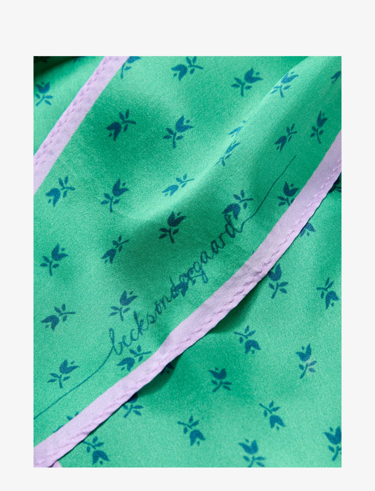 Becksöndergaard - Theodora Diamond Scarf - ming green - 2