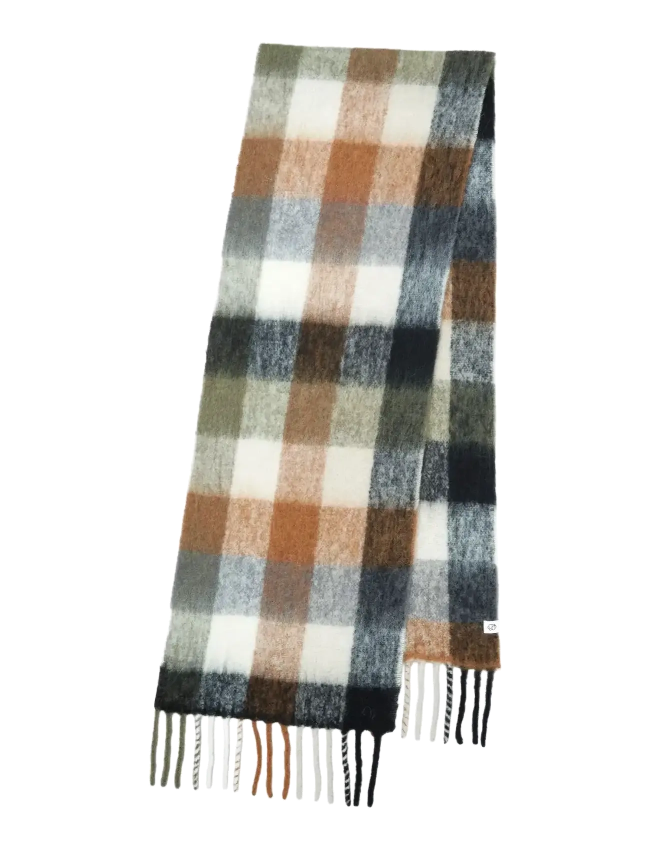 Becksöndergaard Check Anilopa Scarf, Kvinder, Ternet Tørklæde Med Frynser, Multi/mønstret, Str: ONE SIZE