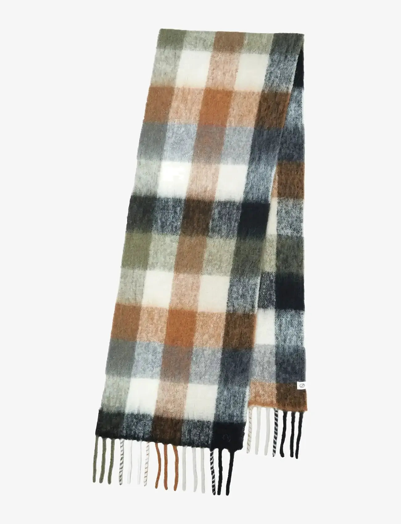 Becksöndergaard - Check Anilopa Scarf - talvesallid - army - 0