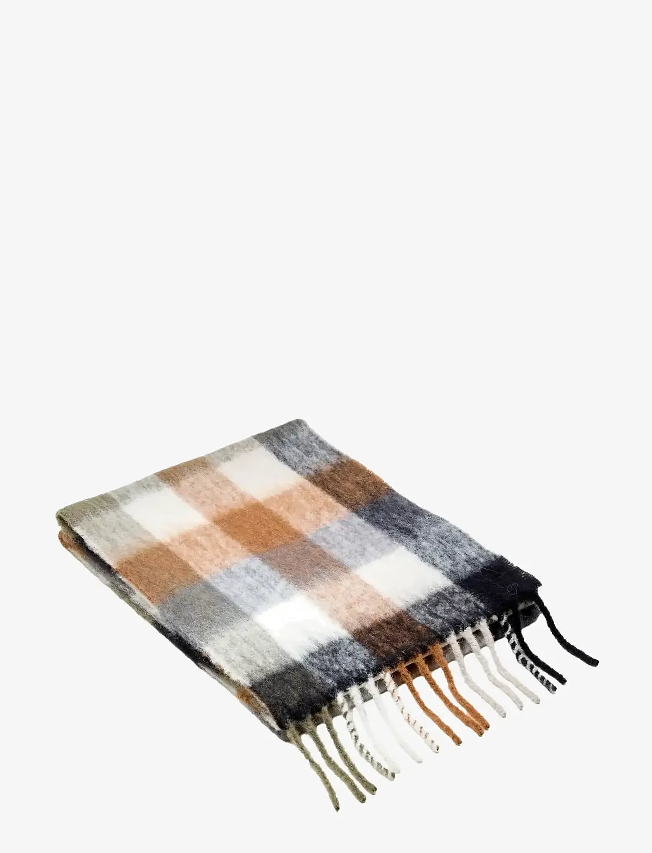 Becksöndergaard - Check Anilopa Scarf - talvesallid - army - 1