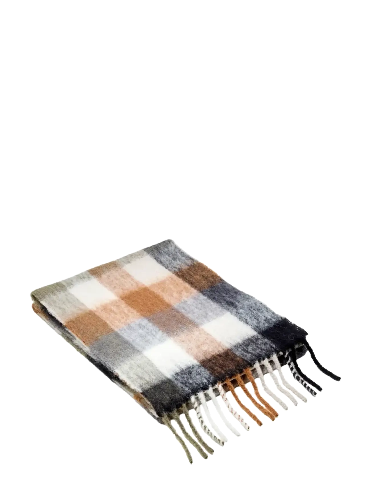 Becksöndergaard - Check Anilopa Scarf - halsdukar - army - 1