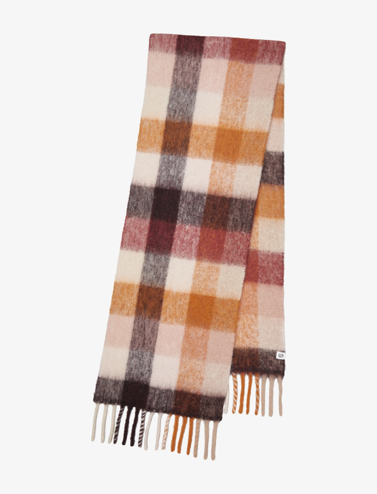Becksöndergaard Check Anilopa Scarf - Becksöndergaard - PINK PEACOCK / multi