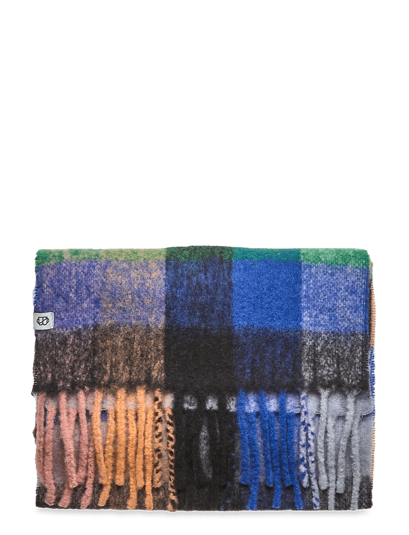 Becksöndergaard - Check Anilopa Scarf - halsdukar - winter sky - 1