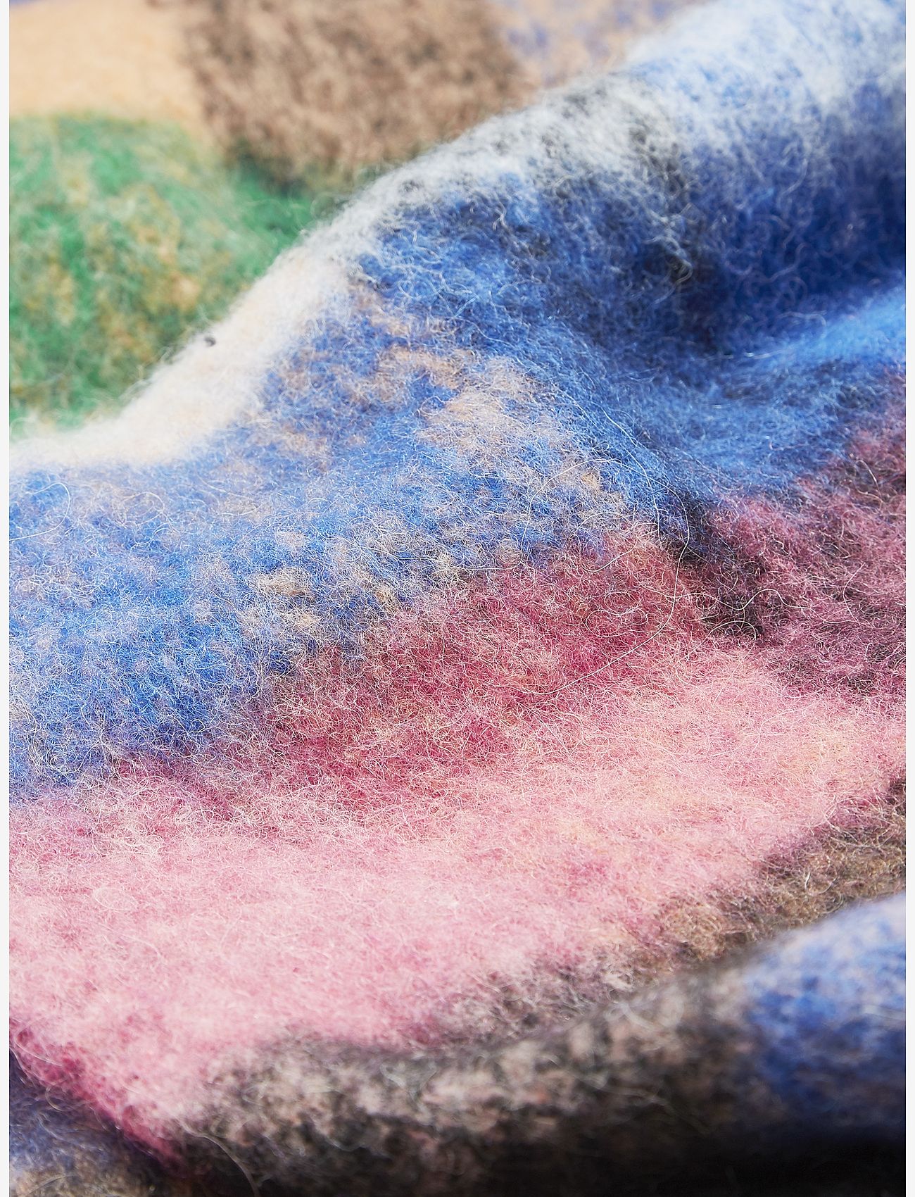 Becksöndergaard - Check Anilopa Scarf - accessories - winter sky - 2