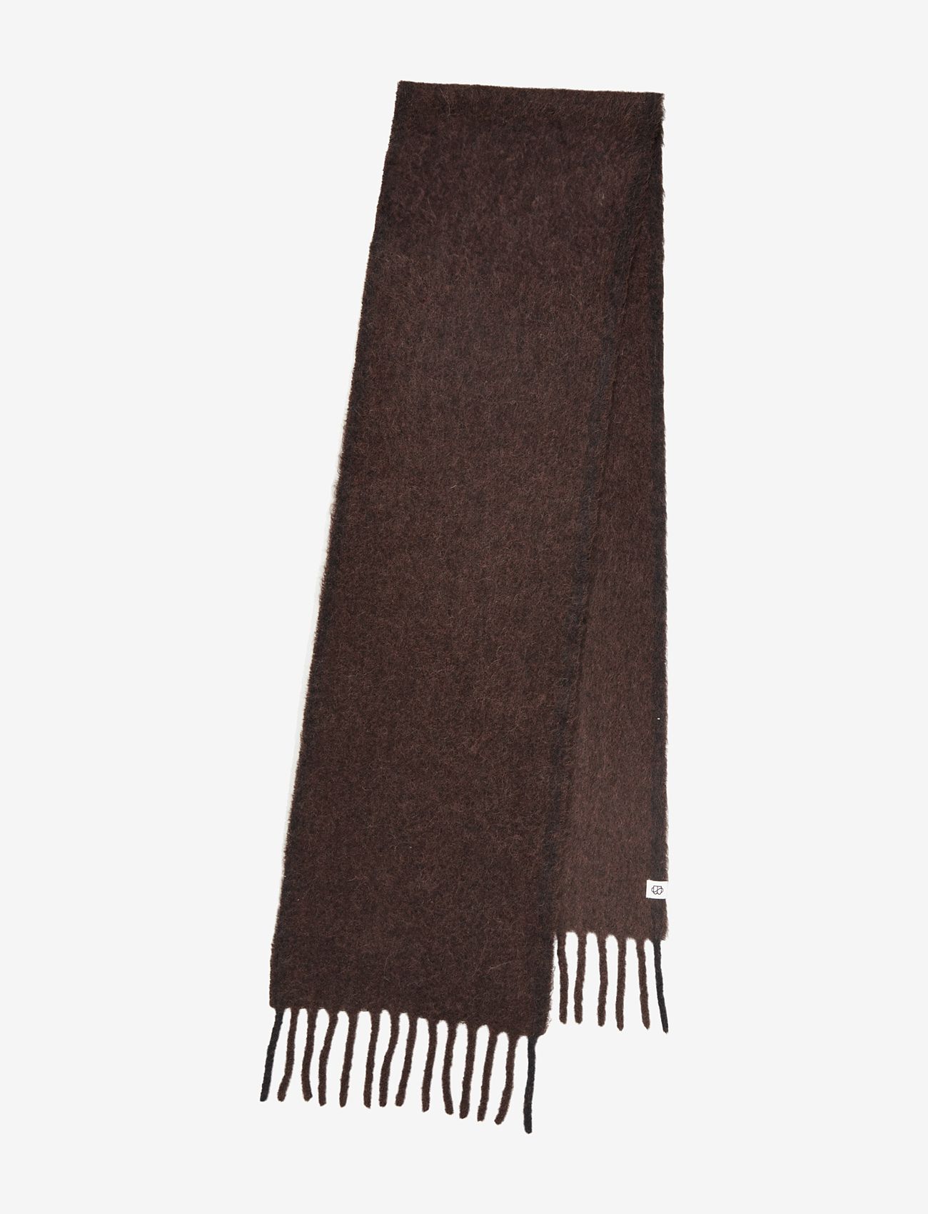 Becksöndergaard - Solid Yuta Scarf - accessoires - hot fudge brown - 0