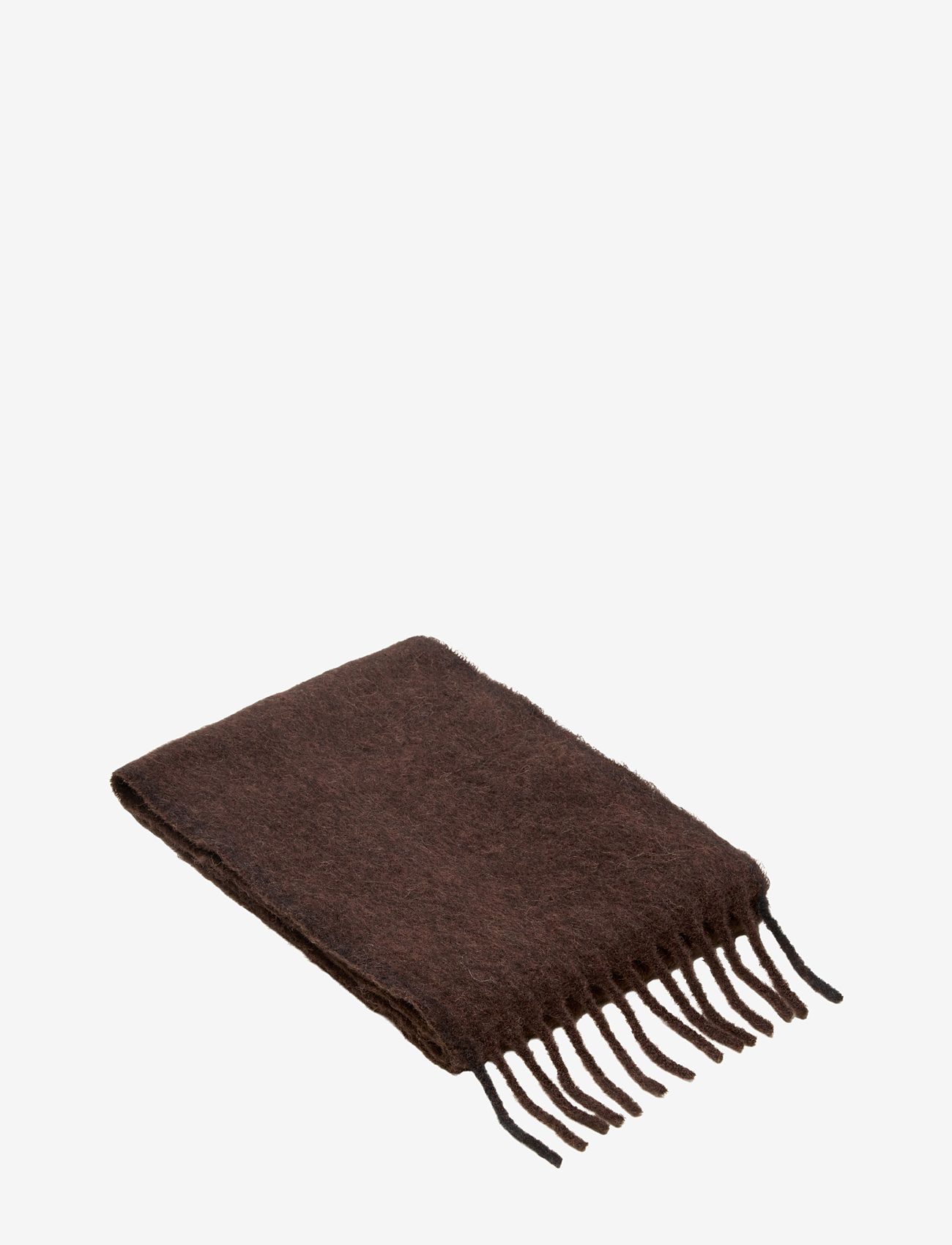 Becksöndergaard - Solid Yuta Scarf - accessoires - hot fudge brown - 1