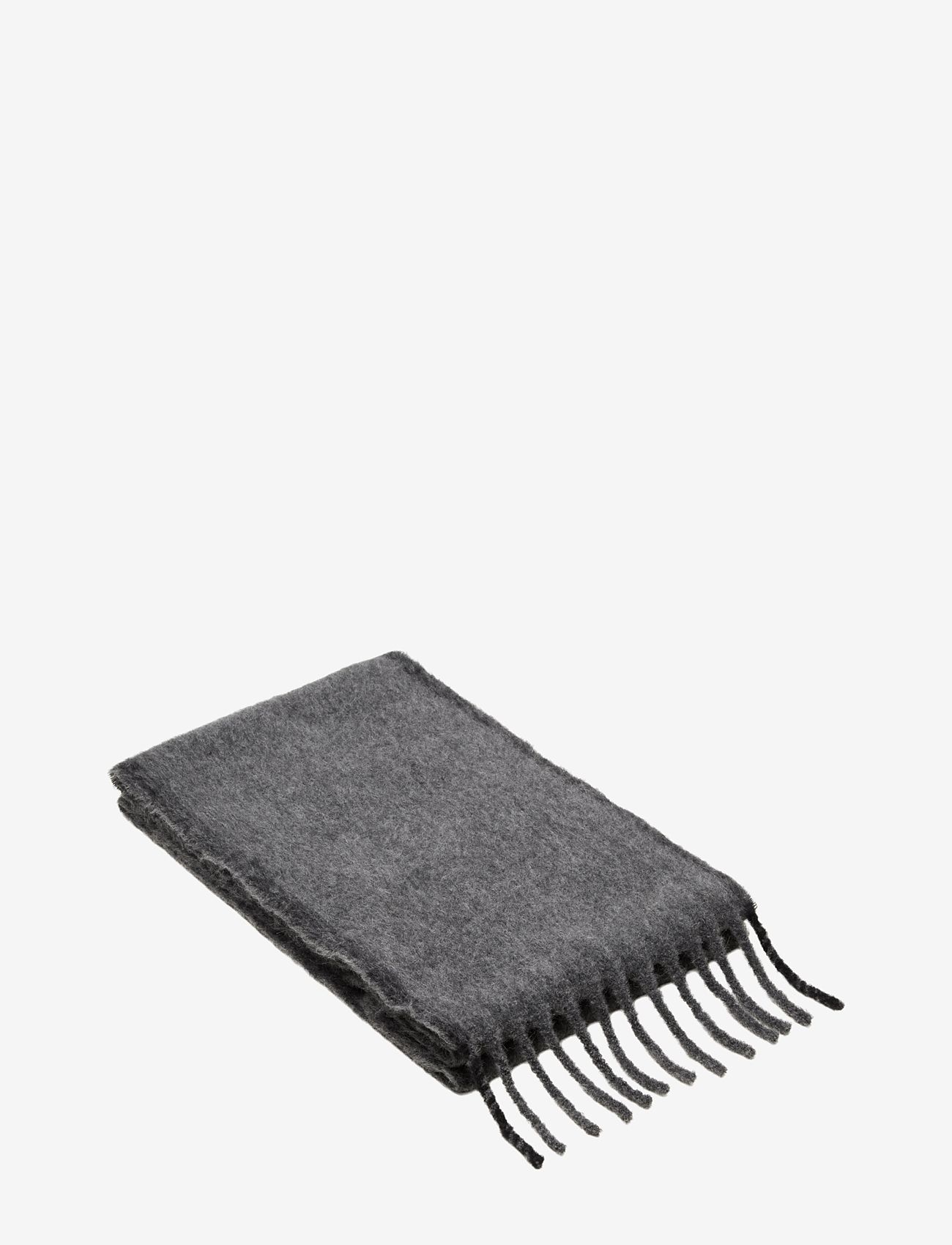 Becksöndergaard - Solid Yuta Scarf - accessories - shadow grey - 1