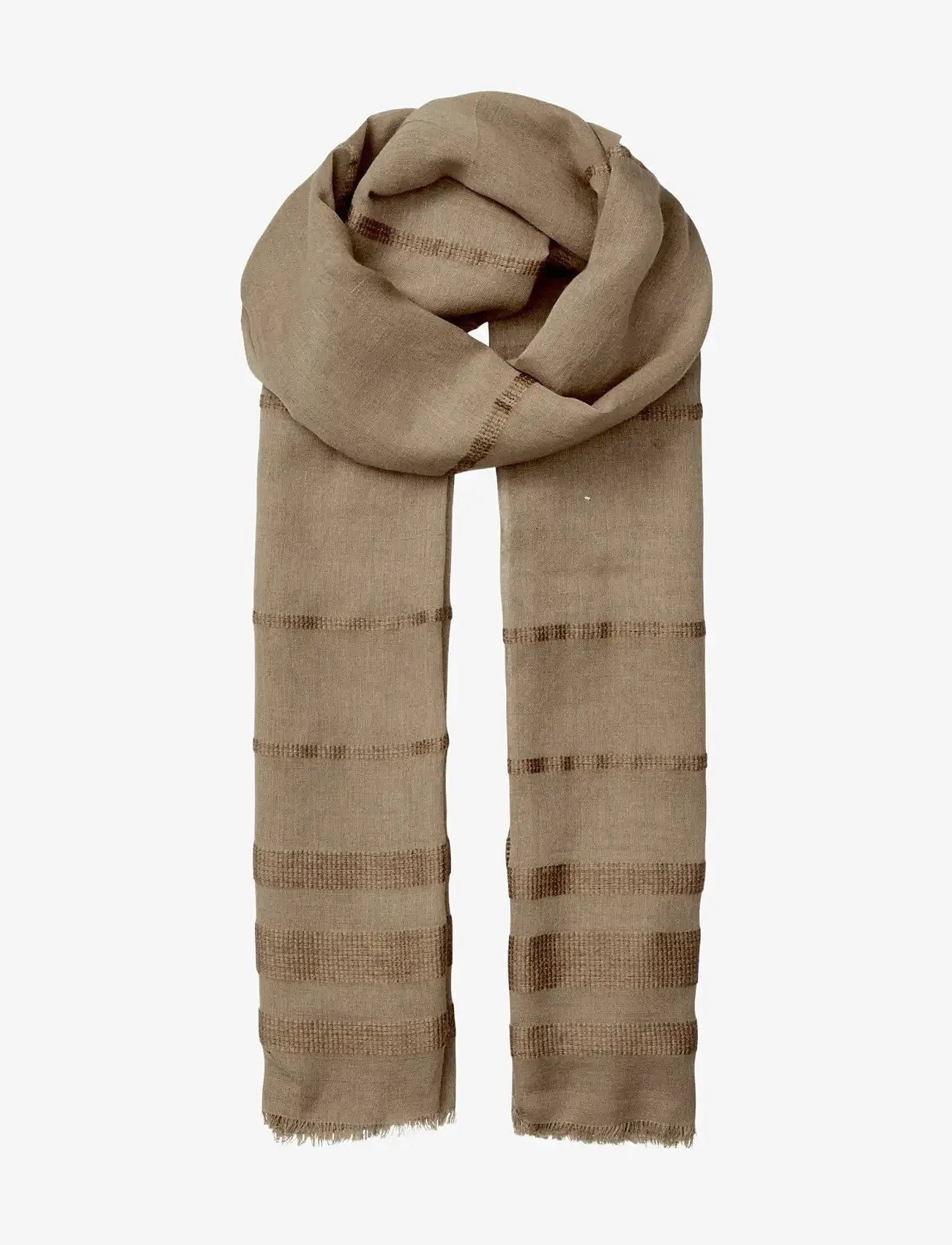 Becksöndergaard - Milena Cowo Scarf - moetrendid - pine bark - 0