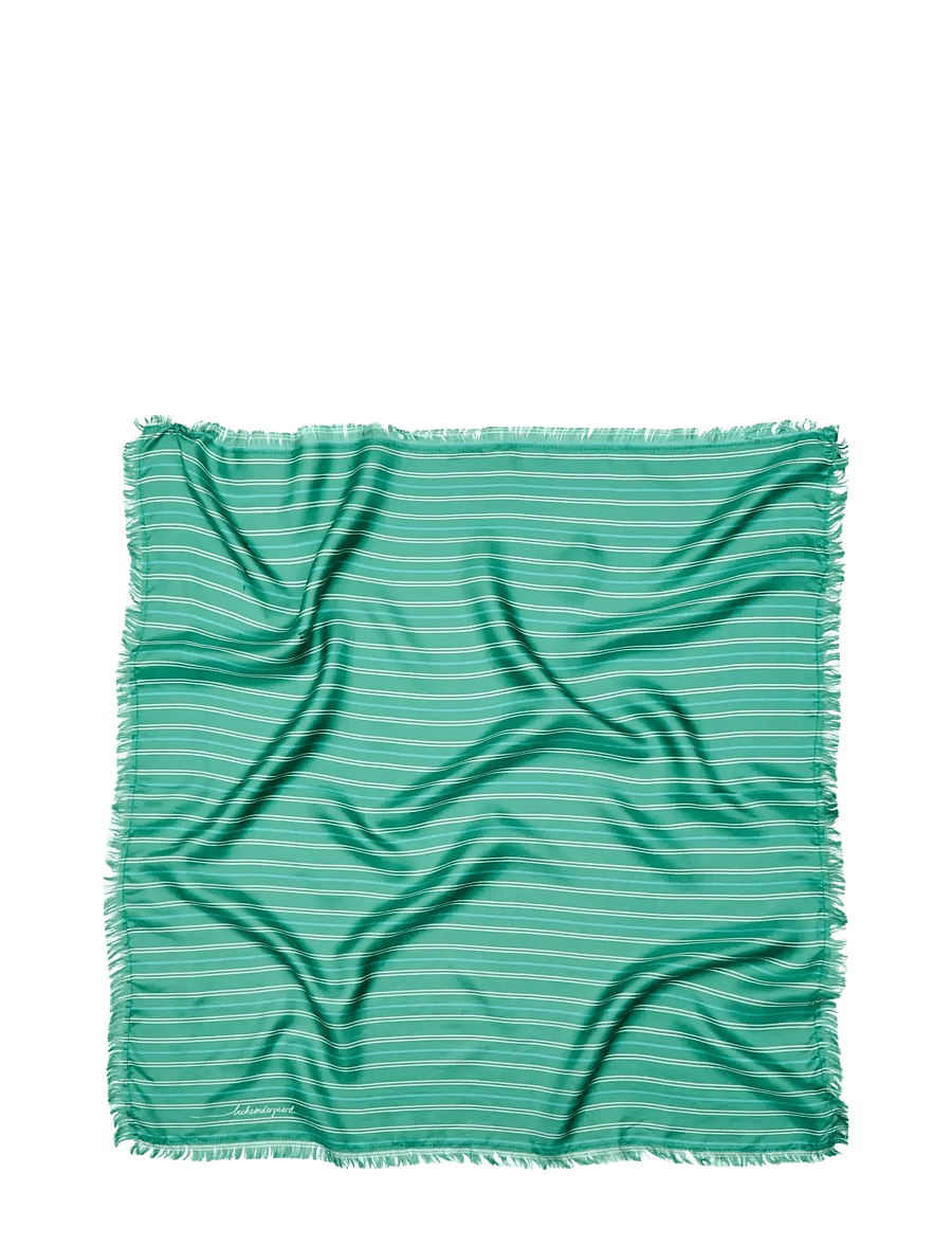 Becksöndergaard - Strifilia Sia Scarf - modetrends - bottle green - 2