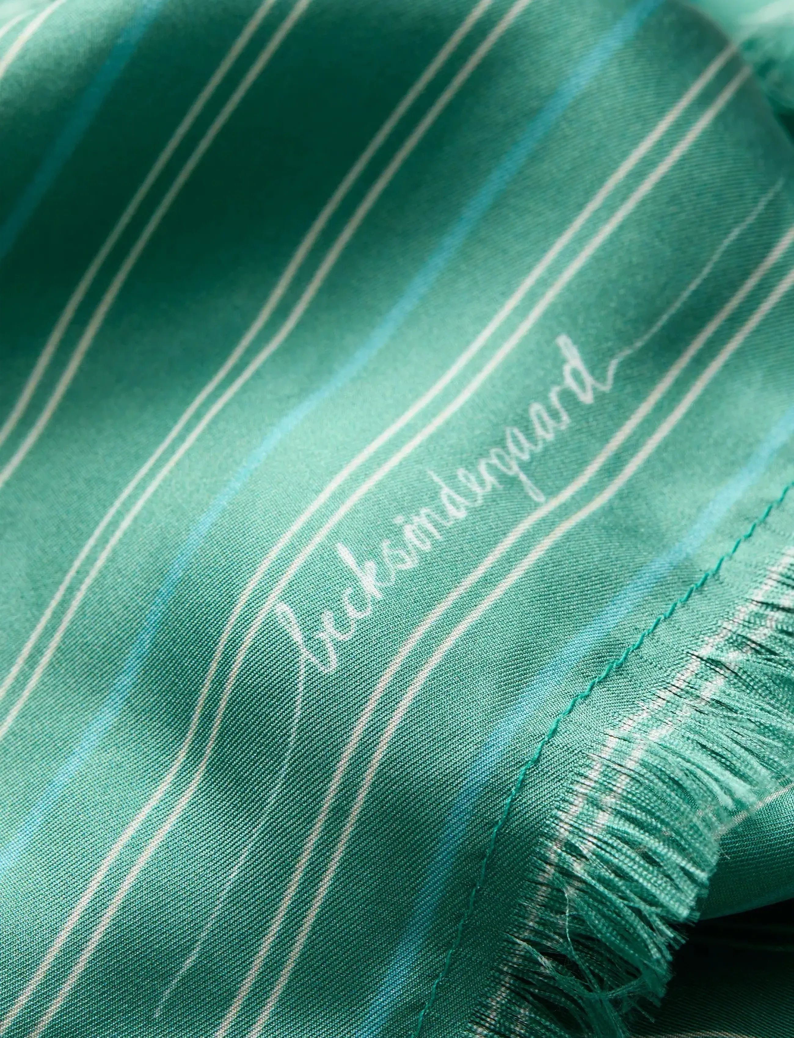 Becksöndergaard - Strifilia Sia Scarf - modetrends - bottle green - 3
