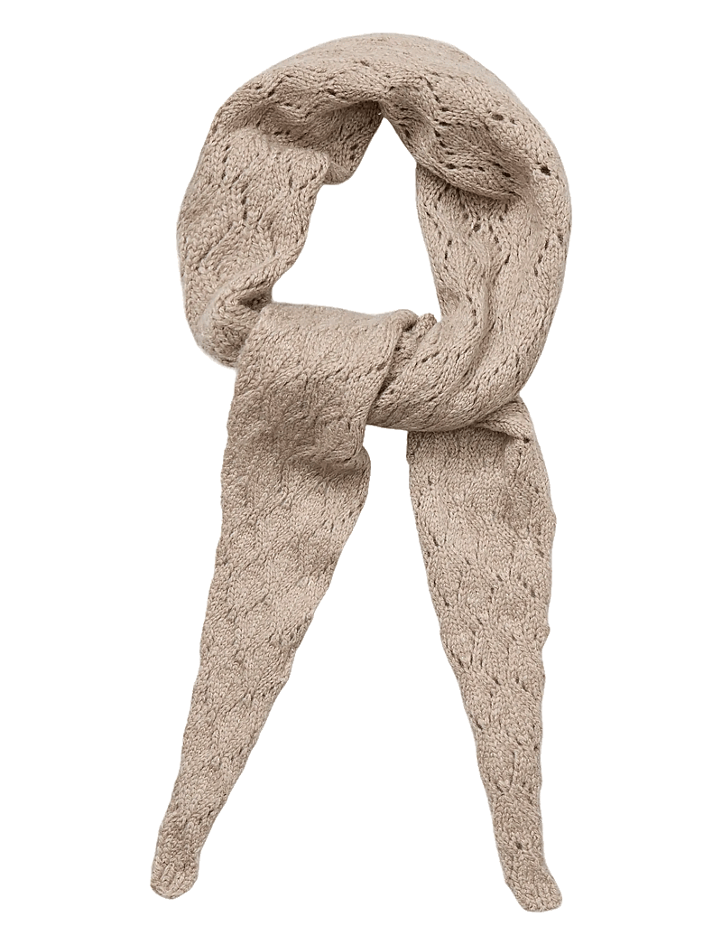 Becksöndergaard - Woona Opalia Scarf - talvesallid - dark beige melange - 0