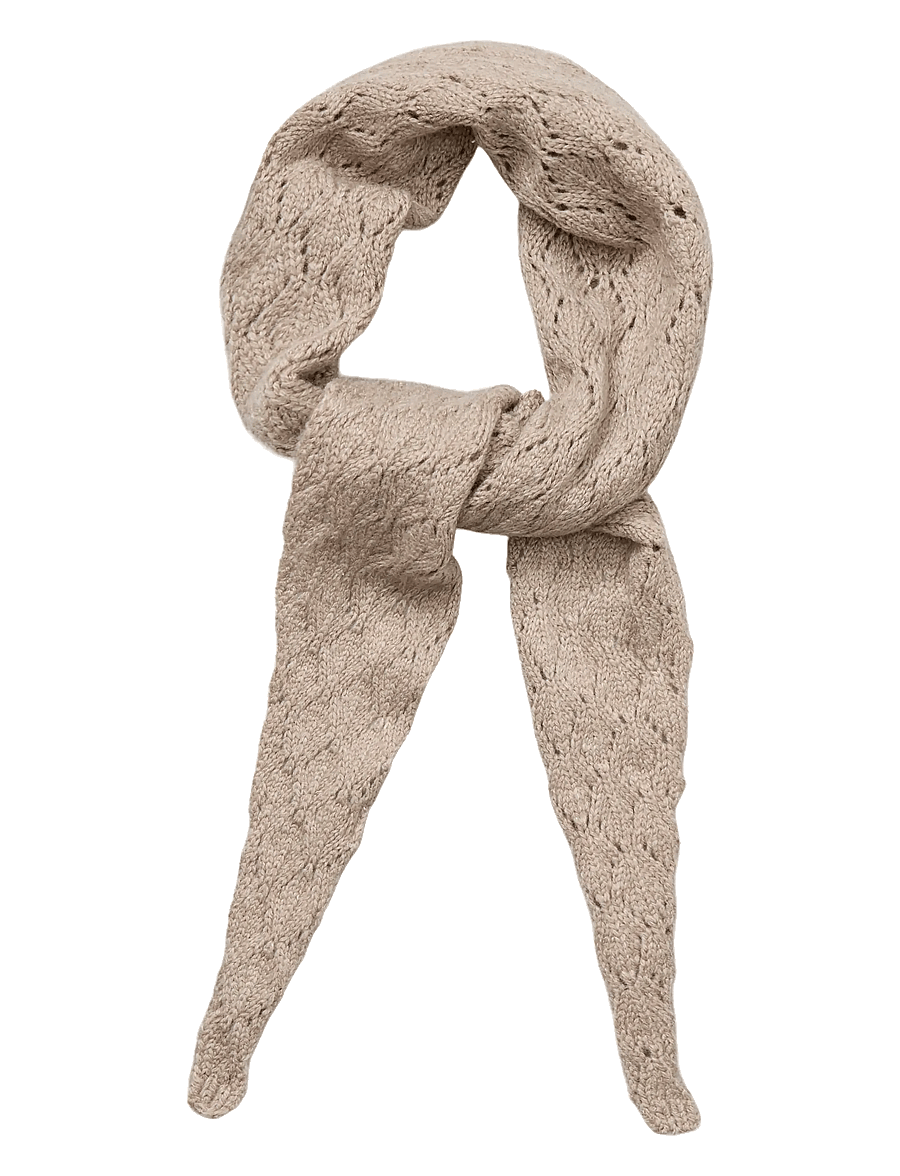 Becksöndergaard - Woona Opalia Scarf - dark beige melange - 0
