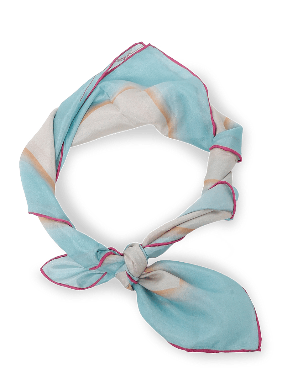 Becksöndergaard - Blanco Sia Scarf - tynde tørklæder - antigua blue - 0