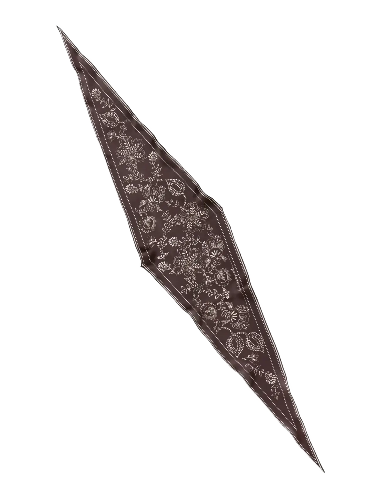 Dotted Flora Diamond Scarf