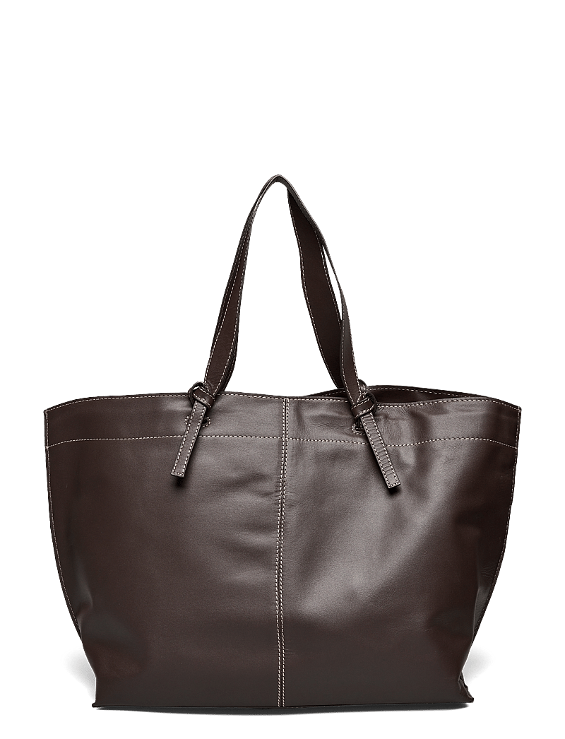Becksöndergaard - Glossy Aubrey Bag - shoppers - hot fudge brown - 1