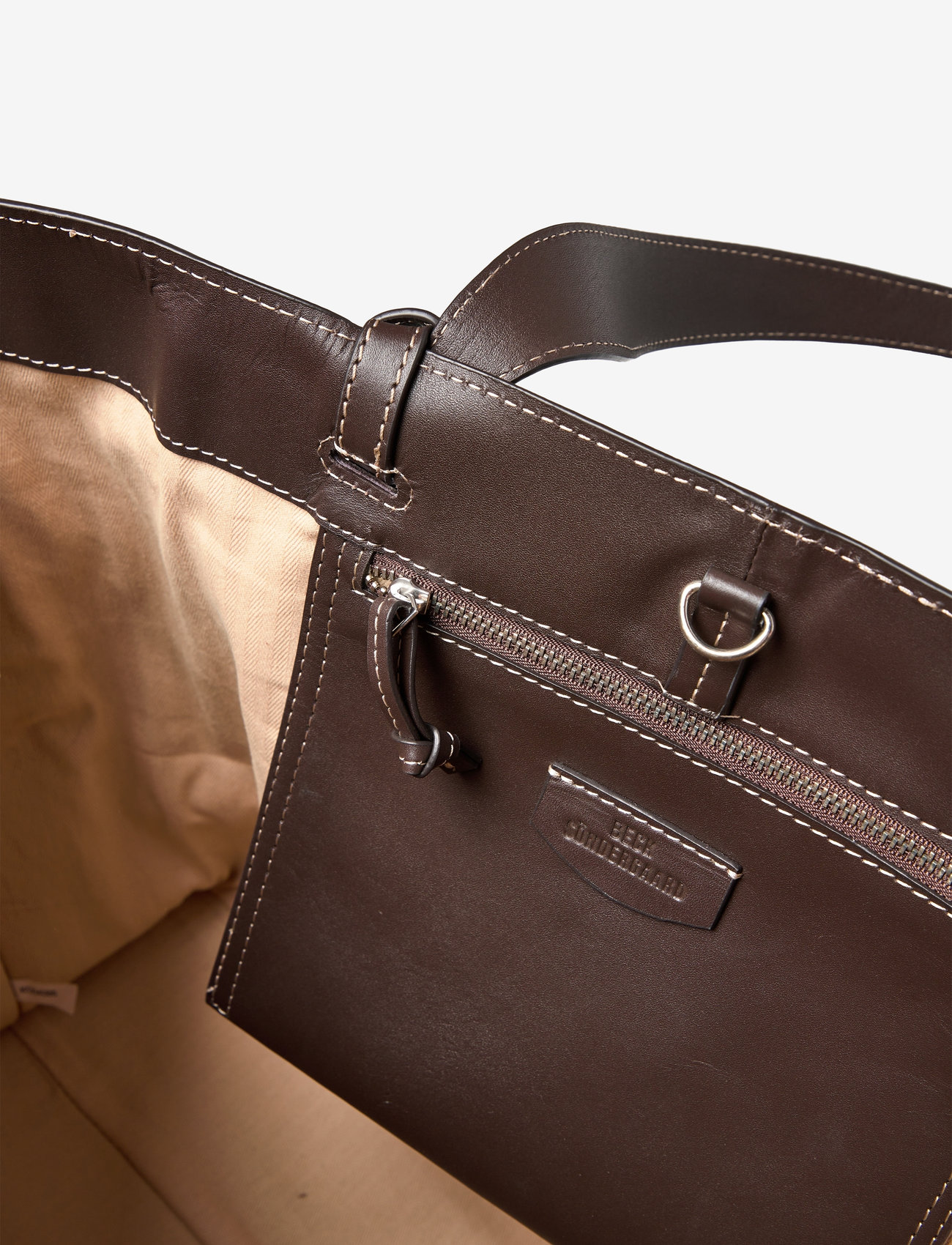 Becksöndergaard - Glossy Aubrey Bag - shoppers - hot fudge brown - 3