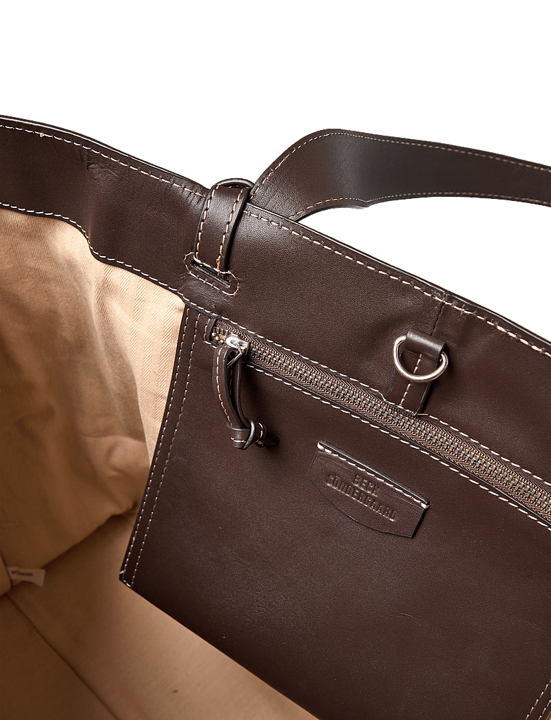 Becksöndergaard - Glossy Aubrey Bag - shoppers - hot fudge brown - 3