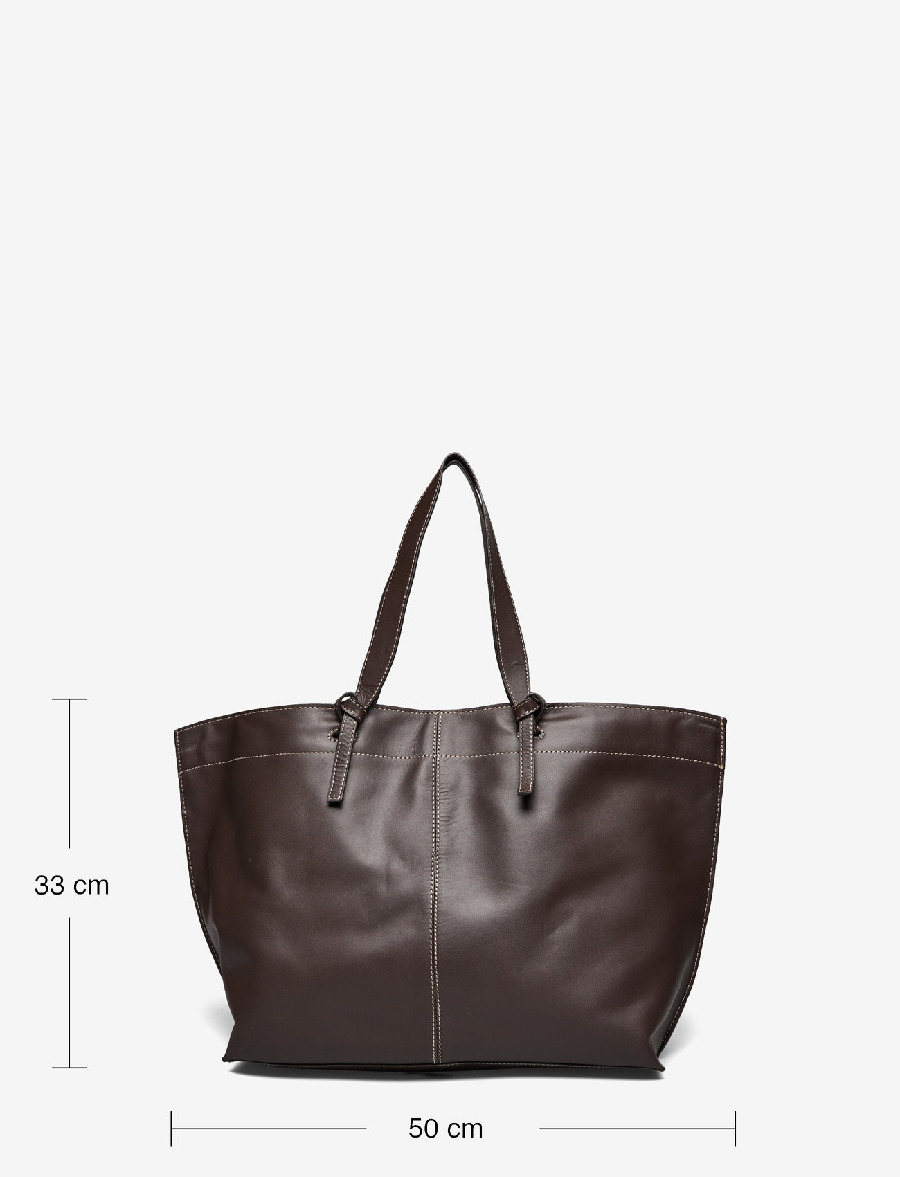 Becksöndergaard - Glossy Aubrey Bag - shoppers - hot fudge brown - 4