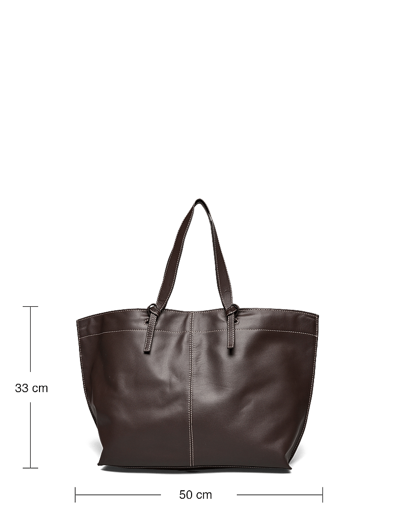 Becksöndergaard - Glossy Aubrey Bag - shoppers - hot fudge brown - 4