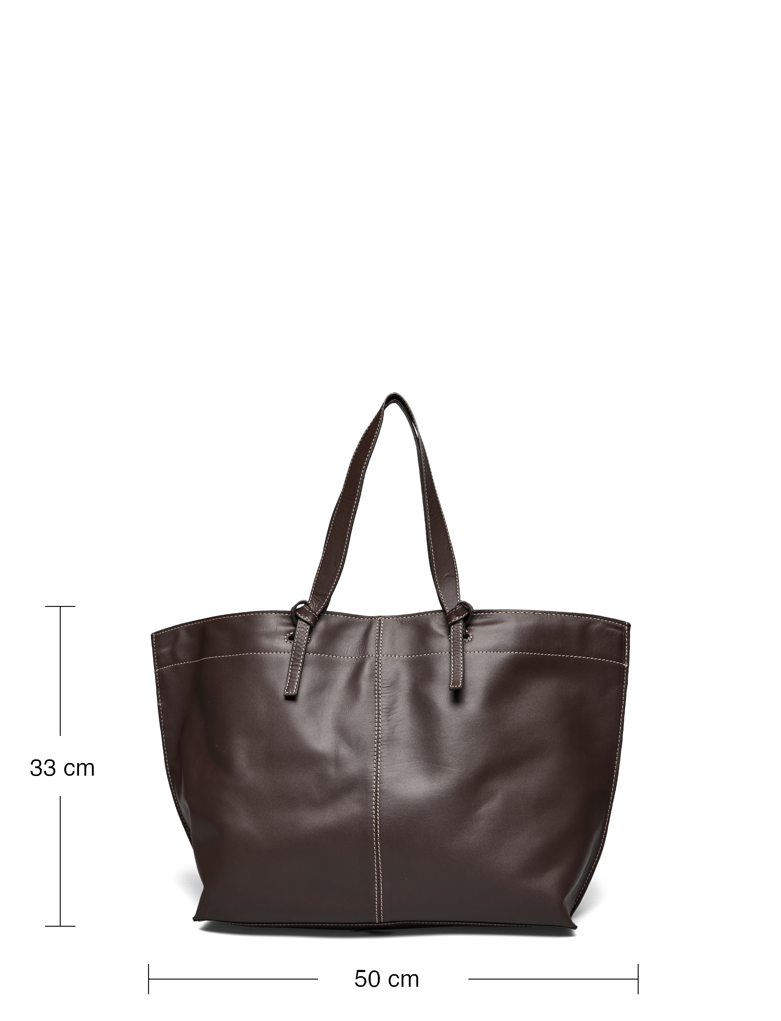 Becksöndergaard - Glossy Aubrey Bag - shoppers - hot fudge brown - 4