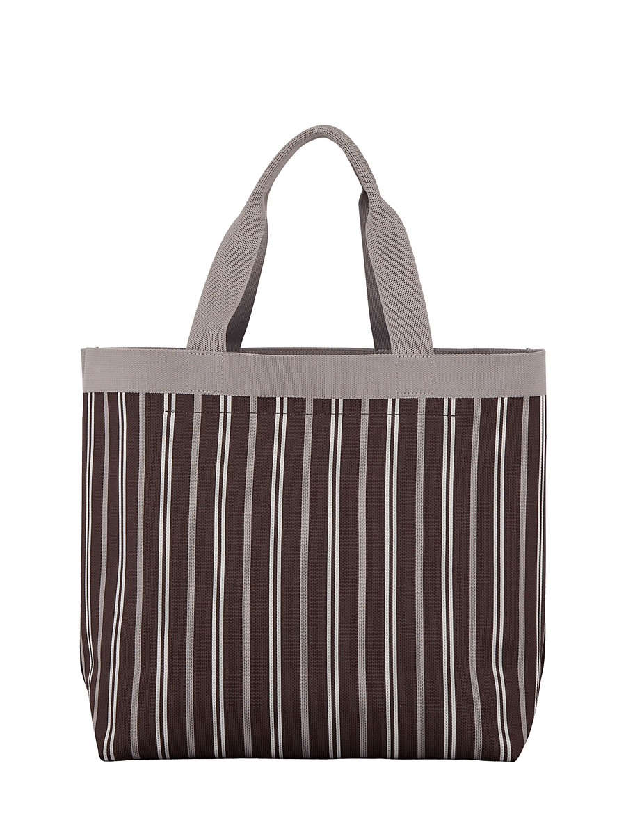 Becksöndergaard - Interlock Lillian Bag - tote bags - hot fudge brown - 0