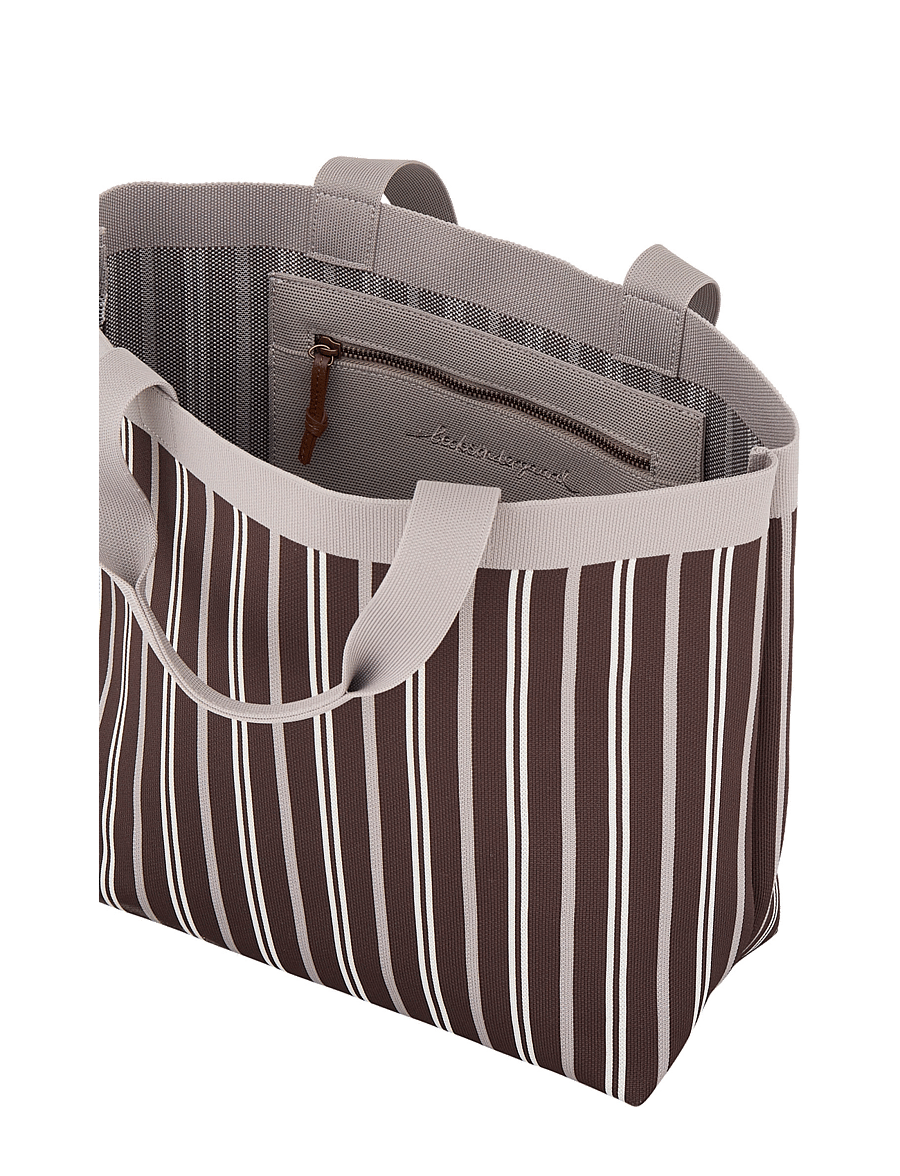 Becksöndergaard - Interlock Lillian Bag - tote bags - hot fudge brown - 1