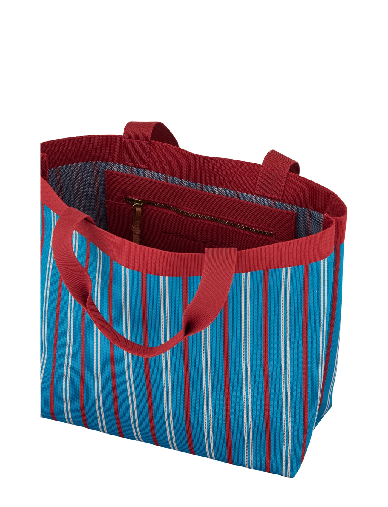 Becksöndergaard - Interlock Lillian Bag - tote-stiilis kotid - mosaic blue - 2