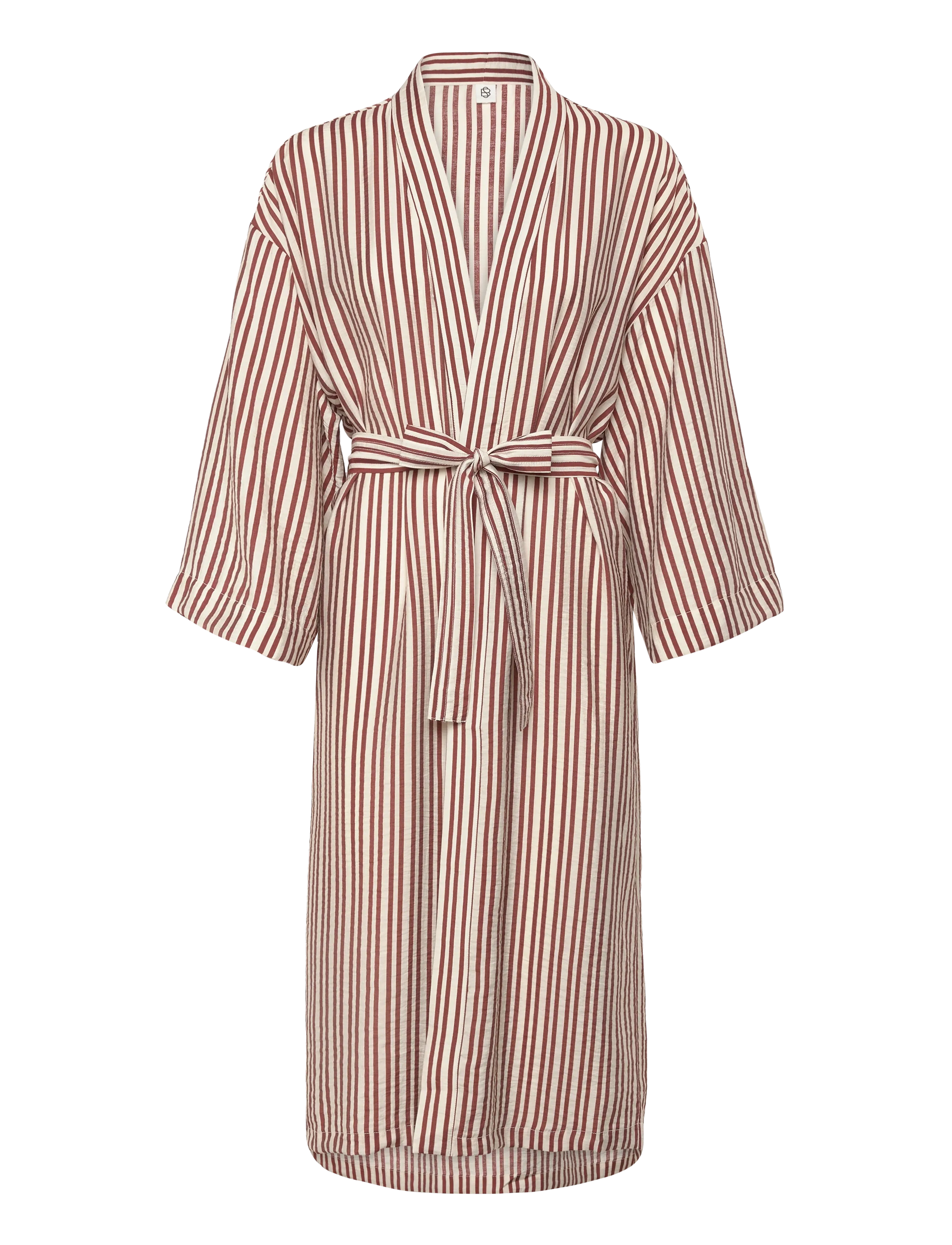 Becksöndergaard Aita Luelle Kimono - Pesu - CINNAMON BROWN / cream