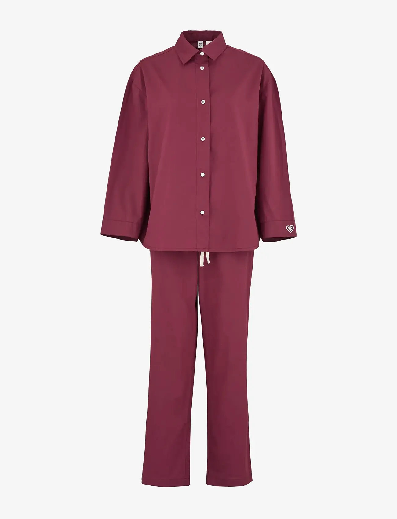 Becksöndergaard - Aura Pyjamas Set - kingitused alla 100€ - burgundy - 0