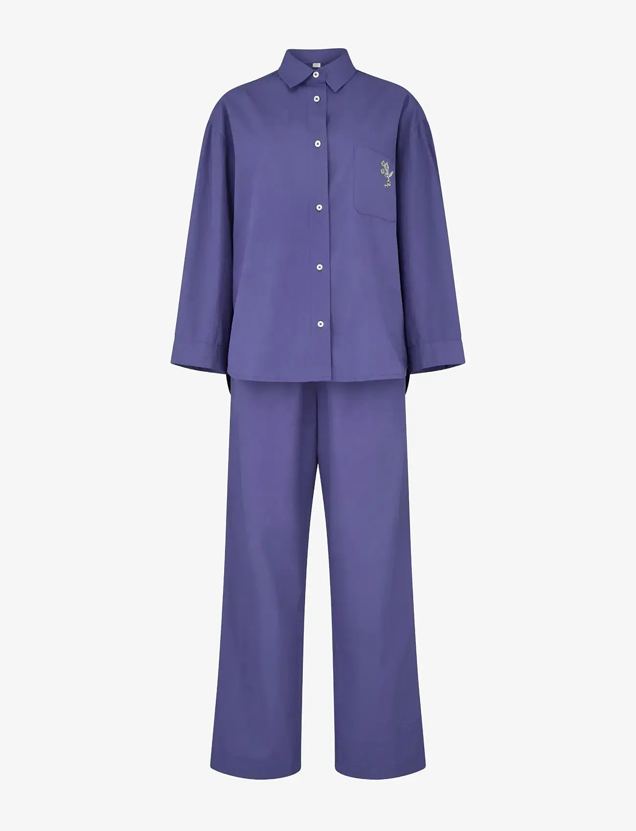 Becksöndergaard - Aura Pyjamas Set - fødselsdagsgaver - purple dusk - 0