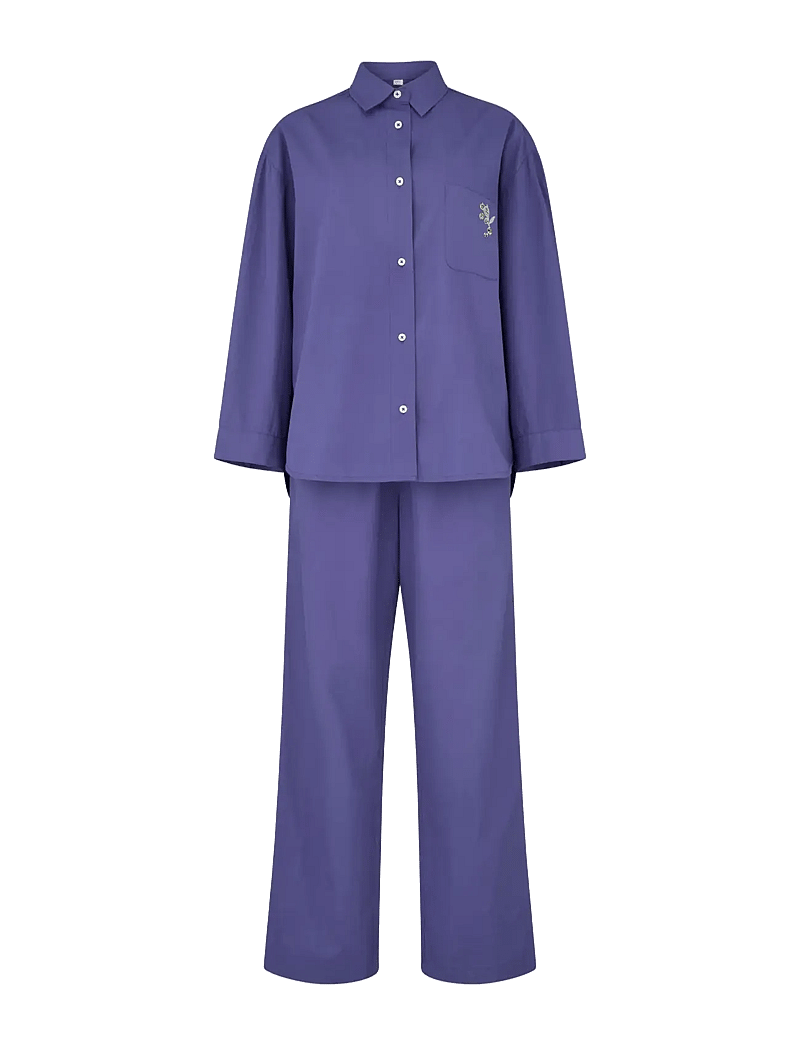 Becksöndergaard - Aura Pyjamas Set - night & loungewear - purple dusk - 0