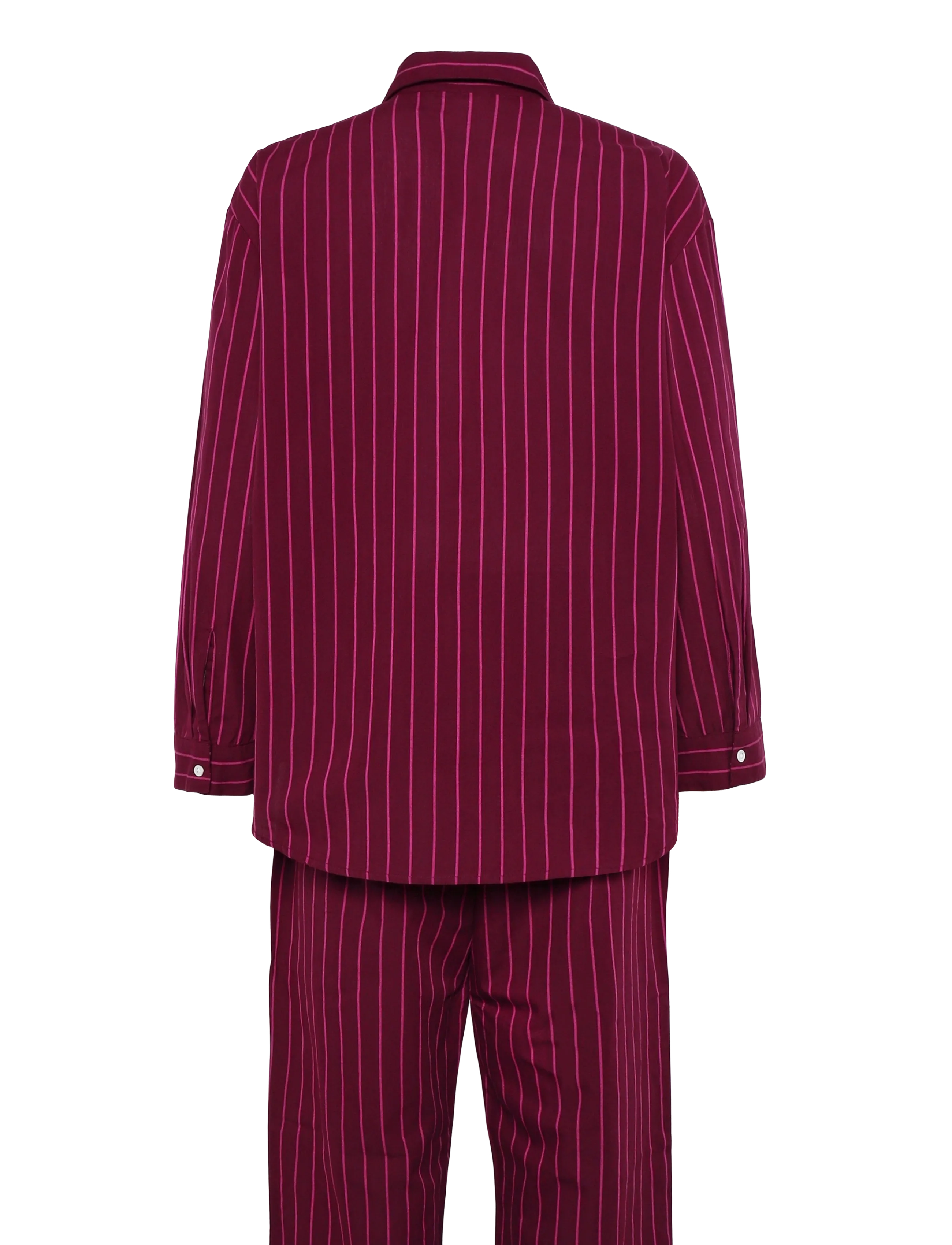Becksöndergaard - Striped Pyjamas Set - pidžamas - fig red - 1