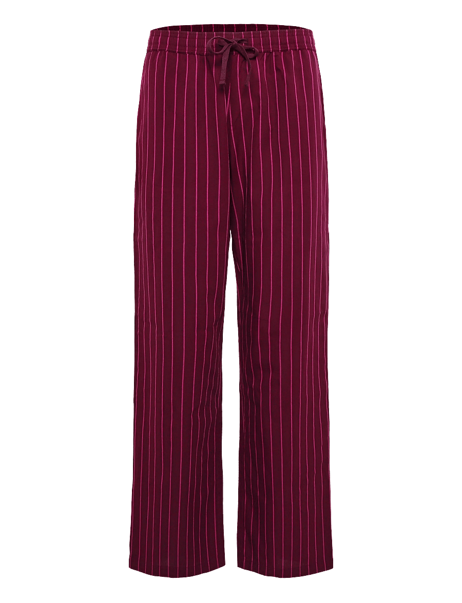 Becksöndergaard - Striped Pyjamas Set - pidžamas - fig red - 2